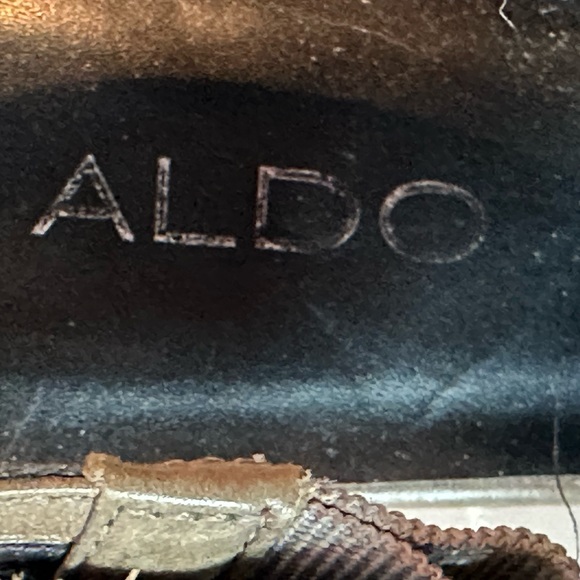 Aldo Leather Strappy Platform Heels, size 40 - Picture 7 of 16